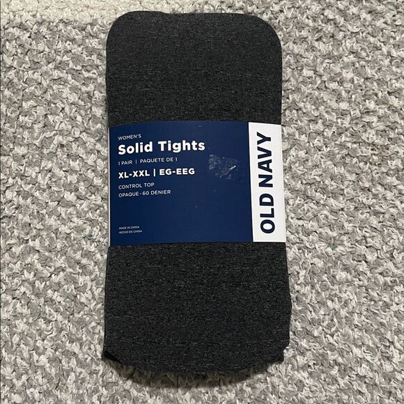 Old Navy Accessories - NIP- Old Navy- XL-XXL. grey tights